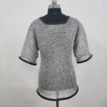 Chainmail shirt 10MM Flat Ring Riveted with Solid Ring - Aluminium