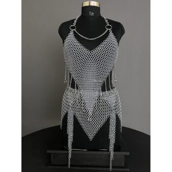 Knight Chainmail Top For Cosplay & Larp