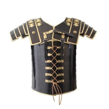 Lorica Segmentata Armour - Blackened with Brass Trimmed