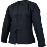 Medieval Short Gambeson Black