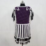 Roman Subarmalis Purple Color with Black Fringe
