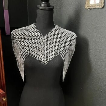 Chainmail Collar Aluminium 10MM - 16Gauge Butted Ring