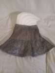 Chainmail coif with Cotton Padded Hood - 9mm Flat Ring with Solid Ring