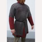 Chainmail Shirt - 9 MM Flat Dome Riveted With Solid Rings