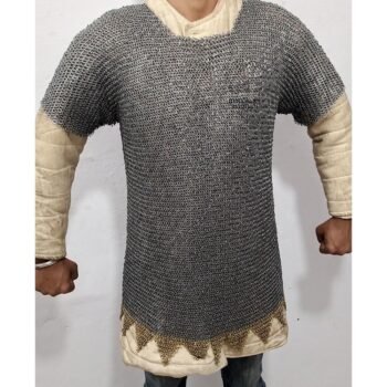 Chainmail Shirt - 6MM Round Ring Riveted With Solid Rings