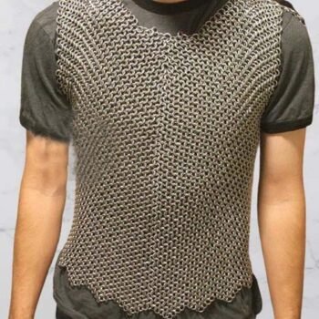 Chainmail Hauberk, Aluminum 10 mm Butted Rings