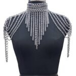 Chainmail Collar, Aluminum Butted Ring Ren Faire Costume