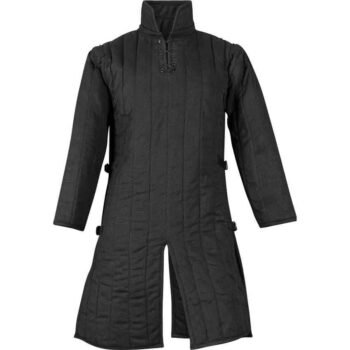Black Gambeson Side Buckle Closure