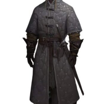 Medieval Long Gambeson Half Sleeves