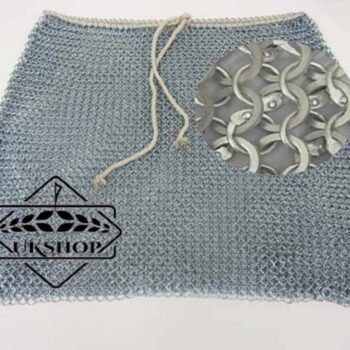 Aluminium Chainmail Skirt, 9mm Round Riveted with Solid Rings, Thanksgiving gift