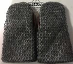 Chainmail Gloves, Chainmail Mittens with Leather Grips, Thanks giving gift
