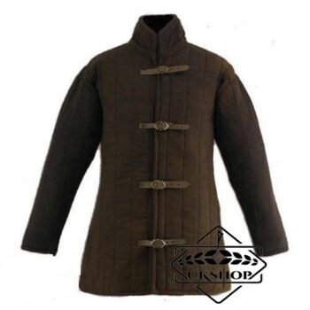 Medieval Gambeson Thick Padded Coat Aketon Jacket Armor, Thanksgiving gift