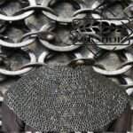 Chainmail Aventail 9mm Round Riveted With Solid Rings