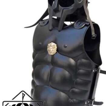 Maximus Gladiator Helmet Medieval Roman Armor Spartan Costume with Muscle Jacket SCA Larp, Thanks giving gift