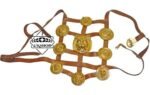 Roman phalerae set of cast Brass reenactors phalerae costume Roman Belt | Roman Armor for SCA Larp | Thanks giving gift