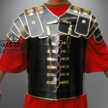 Roman Lorica Segmentata,  Black antic finish, Roman Armor | Roman Soldier Military | Thanks giving gift