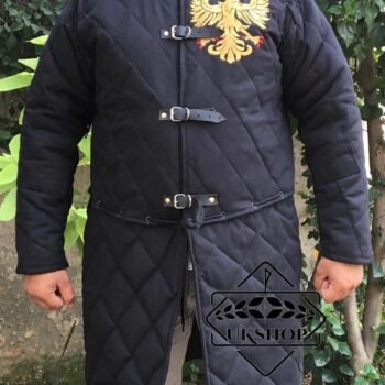 New Golden Falcon Embroidered Gambeson, Padded armor, long sleeve gambeson, Thanks giving gift