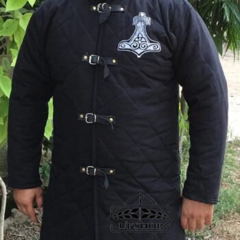 Medieval Gambeson with Thor Hummer Design