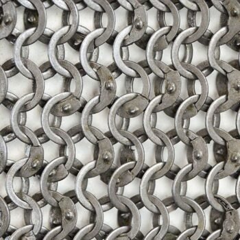 ChainMail Wedge Sheet, 9mm Flat Rings washar Wedge Riveted Sheet, Easter