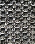 Chainmail Sheet, 9mm Round Ring Alt Solid Ring Riveted sheet, Easter
