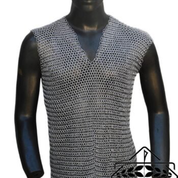 Aluminum butted Chainmail Sleeveless Shirt, Thanks giving gift