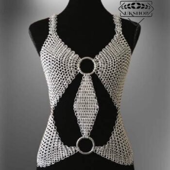 Butted chainmail top bra, Sexy Chainmail Bra, Thanks giving gift