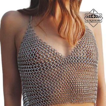 Chainmail Sexy Bra, Chainmail Bikini top, Bikini chainmail top, Handmade gift