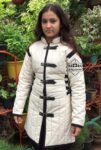 White Aketon Cloth For Female, Quilted gambeson, Thanks giving gift