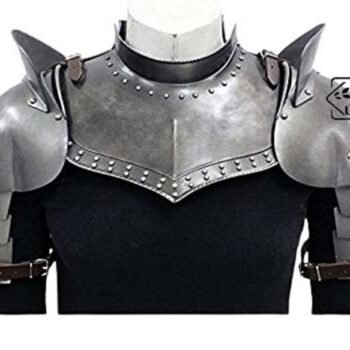 Medieval Gorget Spaulders Arm & Shoulder Set Roman Spartan Knight Pauldron Shoulder Guard, Thanks giving gift