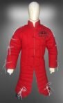 Quilted Red Gambeson, Aketon gambeson with Full Sleeves, Thanks giving gift