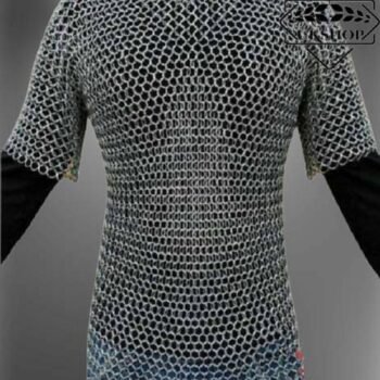 Aluminum Butted Chainmail Shirt, Half Sleeve Round Ring Chainmail Shirt, Mothers day gift