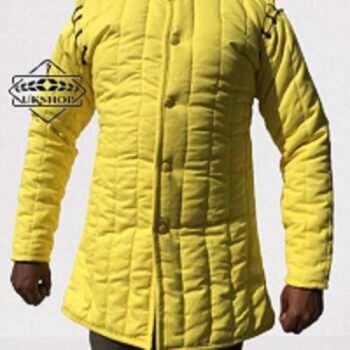 Viking Gambeson with Buttons | Long Sleeves Gambeson, Thanks giving gift