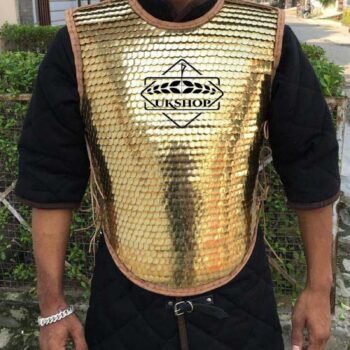 Brass Scale Lorica Squamata, Roman Scale armor, Thanks giving gift