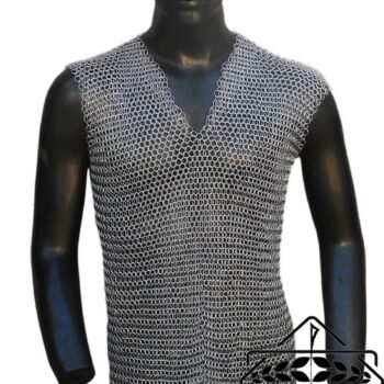 butted chainmail shirt, 6mm Medieval Armory Chainmail Sleeveless Shirt, Easter