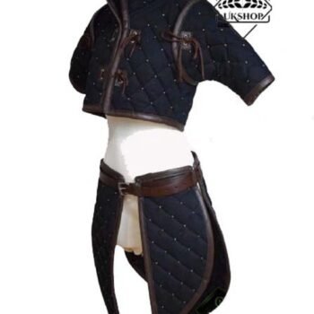 Thick Padded Female Costume |Female Gambeson PADDED Armor assasin witcher inquisitor | medieval warrior larp best gift for Labor Day gift