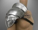 Steel armor pauldron for gladiator metal cosplay shoulder LARP fantasy armor handcrafted | armor custom knight shoulder, Thanks giving gift