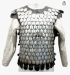 Medieval Scale Body Armor, Leather Liner 20G Steel LARP Costume, Scale Armor, Thanks giving gift
