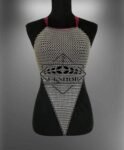 Aluminum Butted Chainmail Halter Top, Chainmail top, Handmade gift