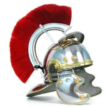 Helmet Roman Centurion Helmet with Plume & LINER Chin Strap| Medieval Centurian | Thanks giving gift