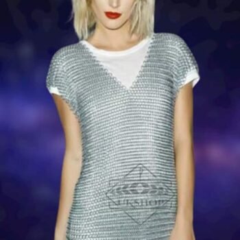 Aluminum Butted Women Chainmail Shirt / Vest