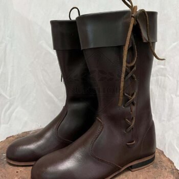 Medieval Leather Laces Shoes