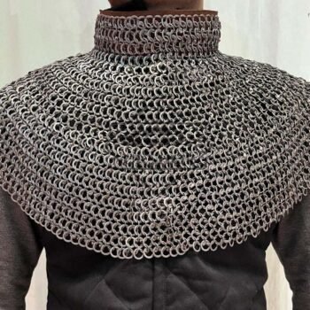 Chainmail Avantail, 9mm Flat Riveted With Solid Rings Avantail, Thanks giving gift