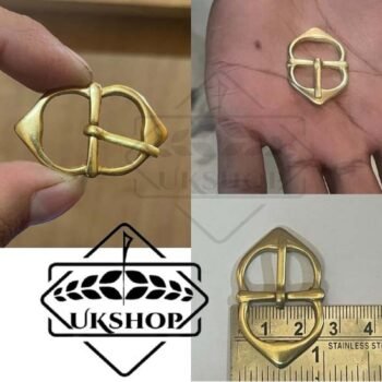 Medieval Pure Solid Brass Small Belt Buckles, Thanks giving gift