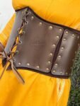 Medieval Corset Belt, UnderBust Leather Corset Belt, Retro Gothic Corset Belt, Thanks giving gift
