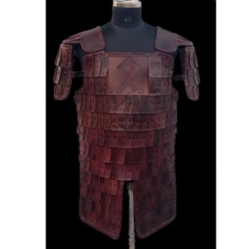 Medieval Leather Lamellar Scale Armor, Viking Leather armor, Thanks giving gift