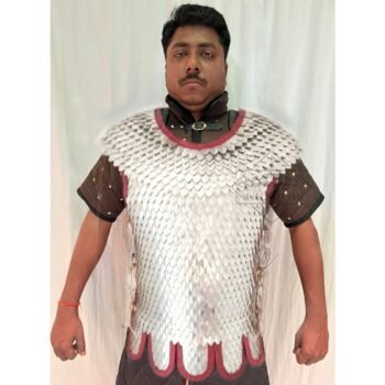 Leaf Scale Armor, Brass Squamata Armor Fully Tinned With Double Pteruges | Thanks giving gift