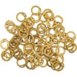 Brass Chainmail Flat Rings with Round Riveted Chainmail Loose Rings made of brass 6mm,8mm or 9mm tools free Thanks giving gift