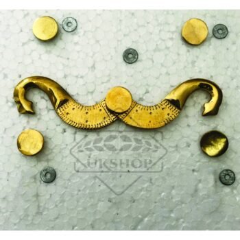 Hooks Button Set for Lorica Hamata ( Pattern - 4 ) Made of Brass, Thanks giving gift