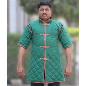 Medieval Gambeson Armor, short sleeves Viking Gambeson Costumes, Thanks giving gift