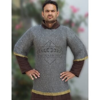 Chainmail Shirt - 9 MM Flat Riveted With Solid Rings